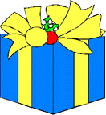 Medium Blue Yellow Gift