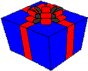Small Blue Red Gift
